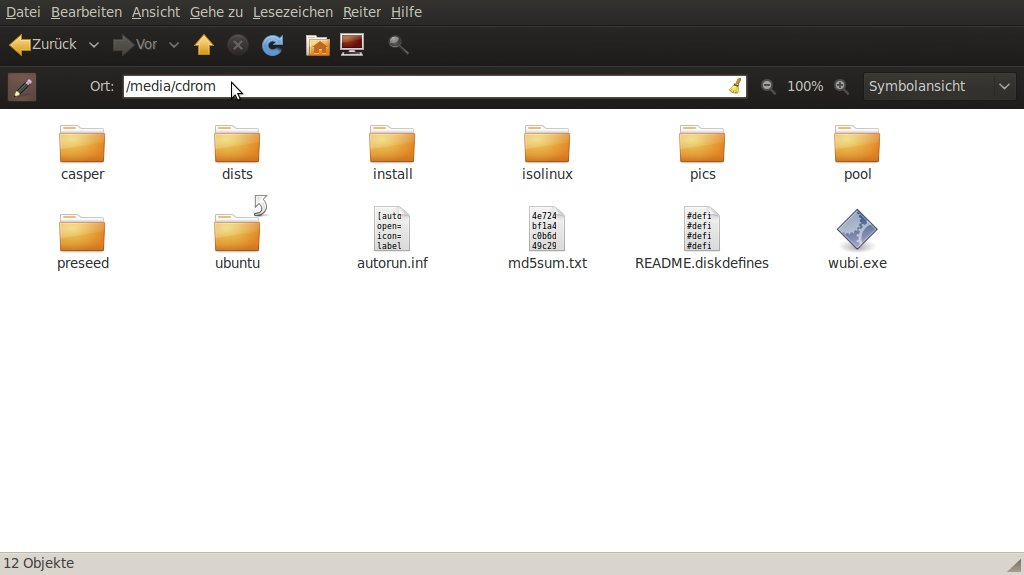 Ubuntu ISO mounten 01